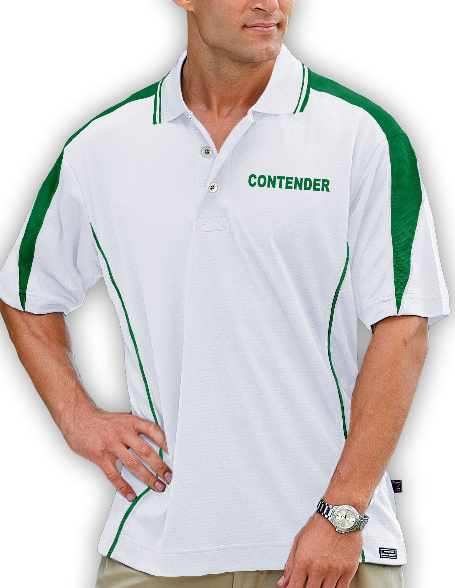 Men's Contender Ottoman Polo Shirt 8