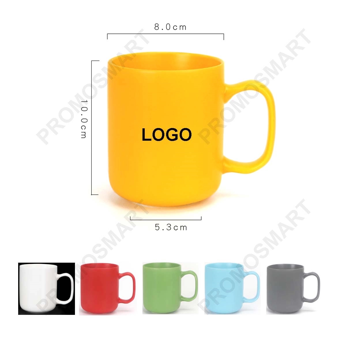 11 Oz. Solid Color Matte Ceramic Mug 1