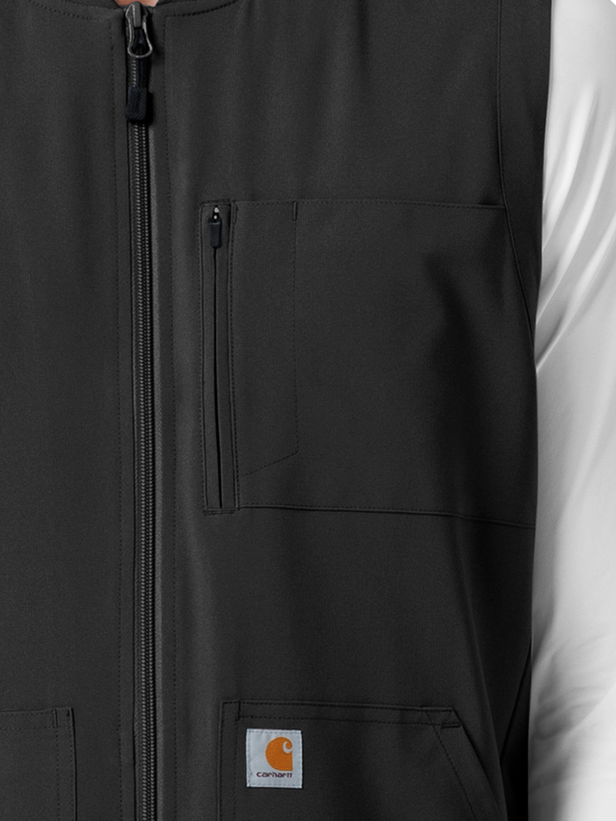 Carhartt Scrubs - Force Cross-Flex - Men's Six-Pocket Lightweight Scrub Vest 3