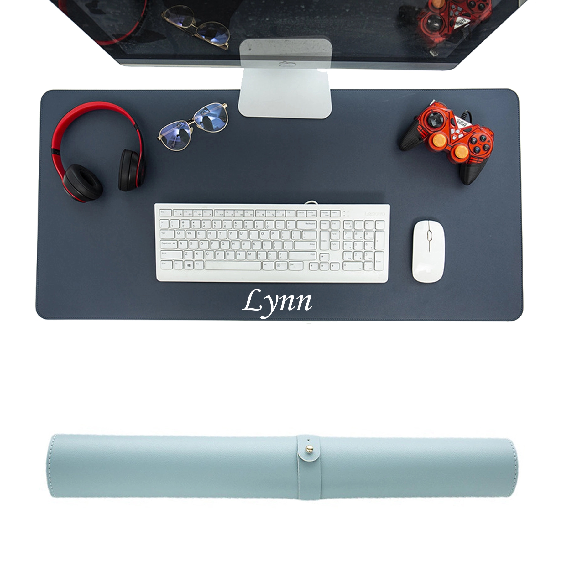 Super Large Double-Sided Leather Mouse Pad 1