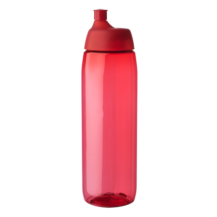 Lenexa Plastic Water Flask - Push Caps, 34 oz. 12