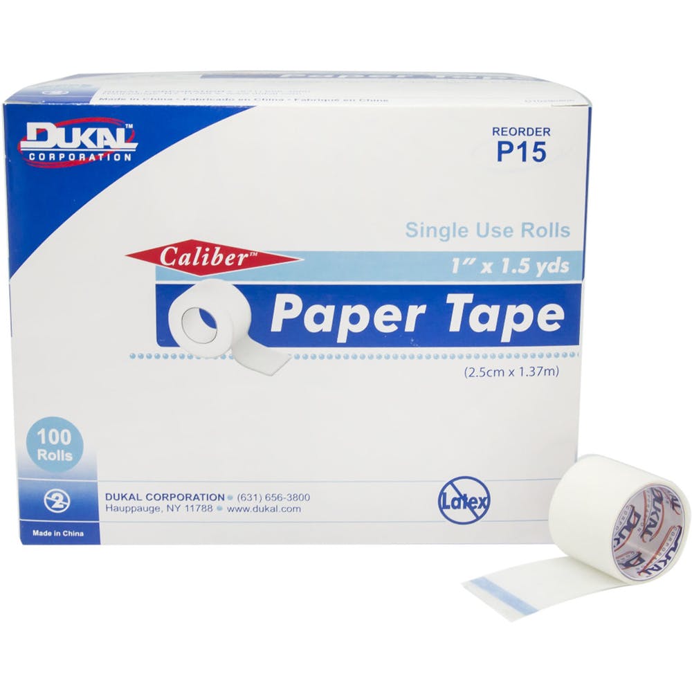 Single Use Non-Sterile Paper Tape - 1" x 1.5 yd. 1
