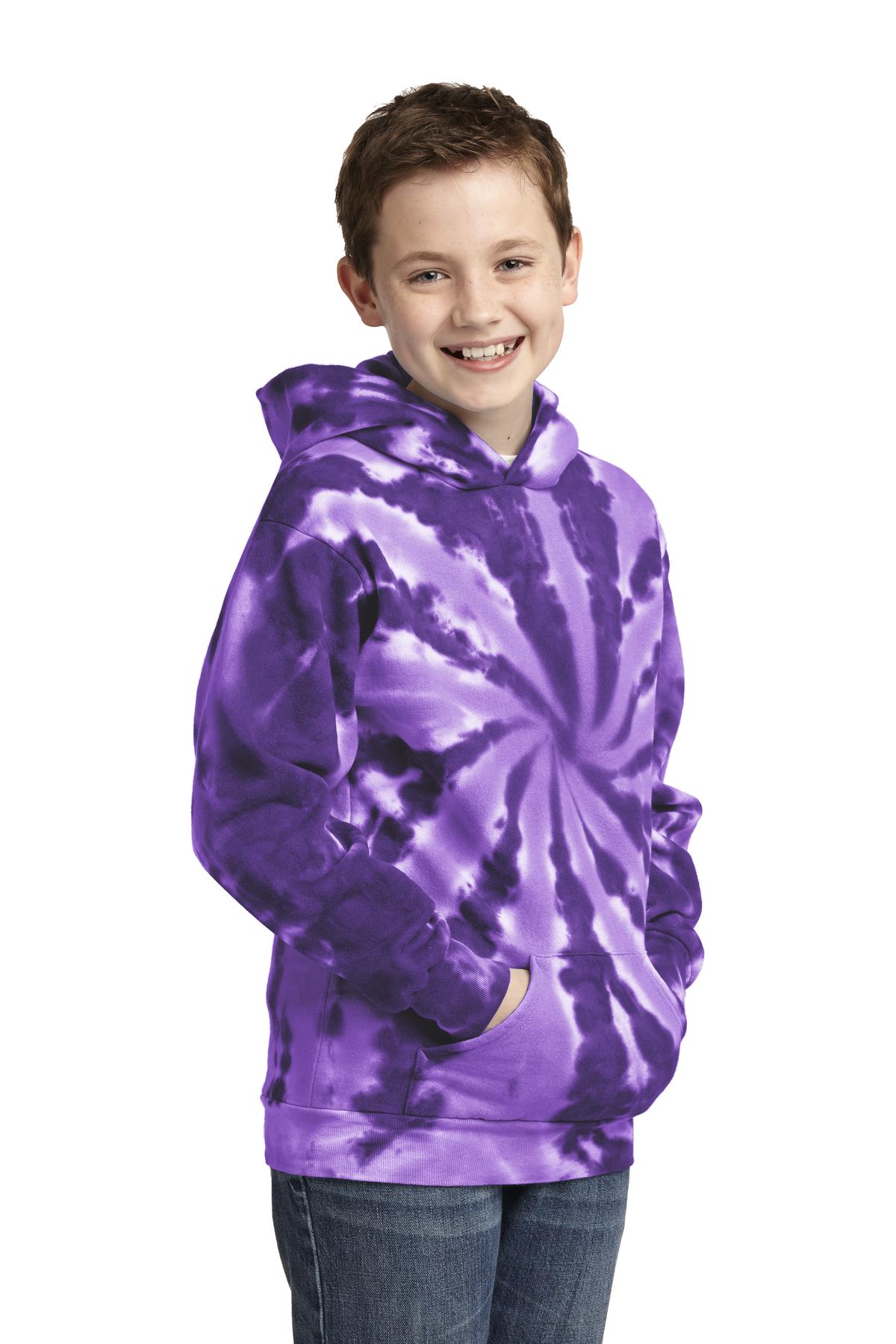 Port & Co Youth Tie-Dye Pullover Hooded Sweatshirt. PC146Y 53