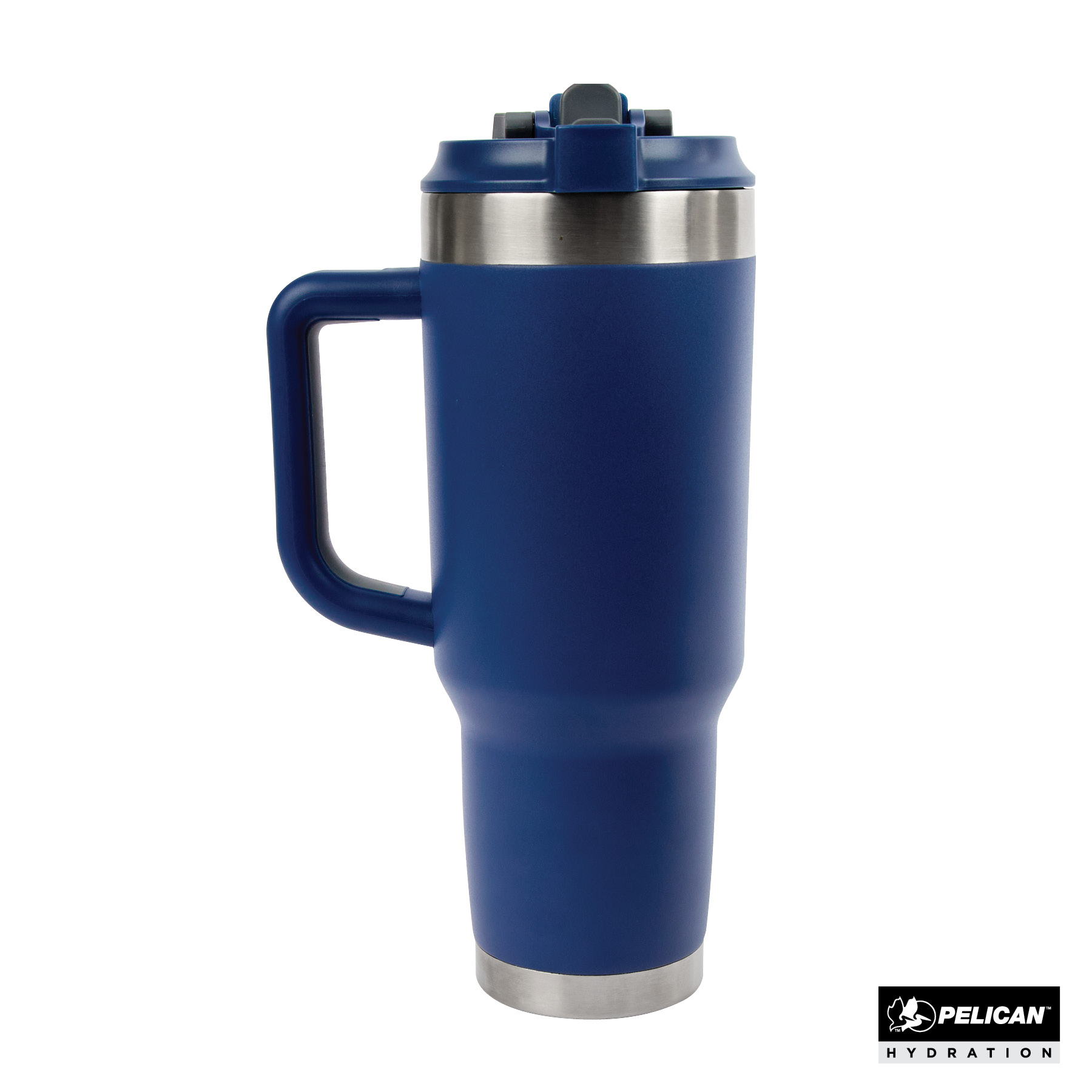 Pelican Porter™ Dual 40 oz. Dual Lid, Recycled Double Wall Stainless Steel Travel Tumbler 70