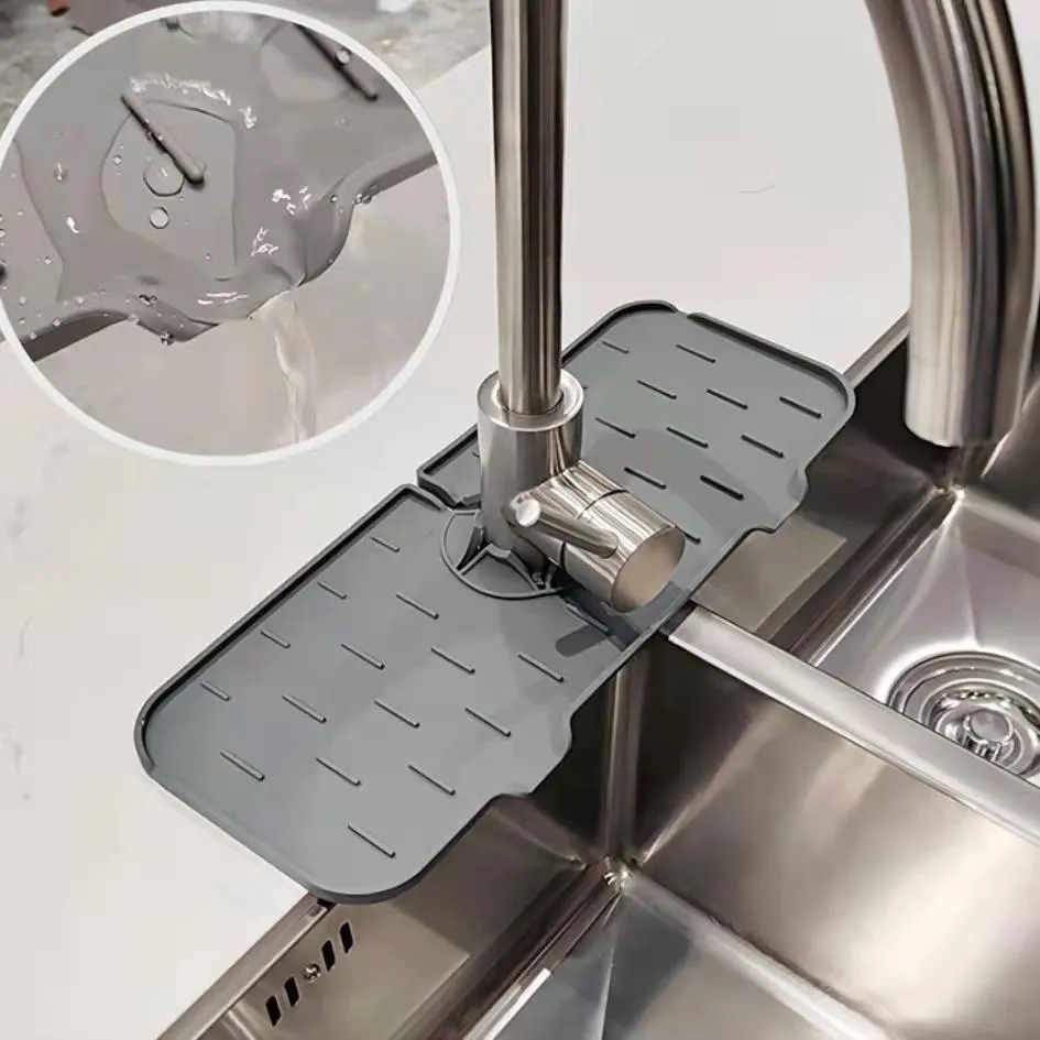 Faucet Mat for Kitchen Sink Splash Guard 5