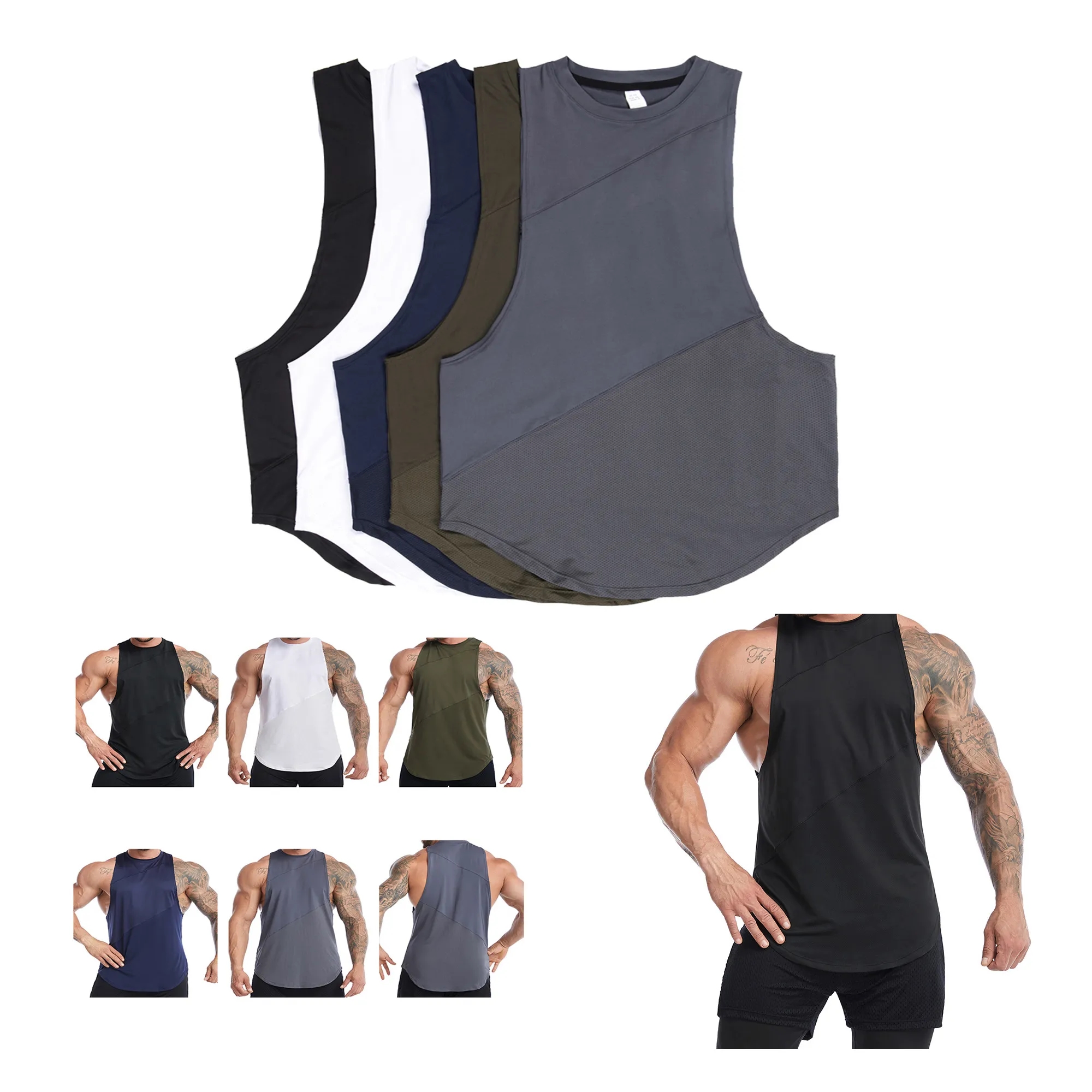 Sleeveless Quick-drying Sports Vest 1