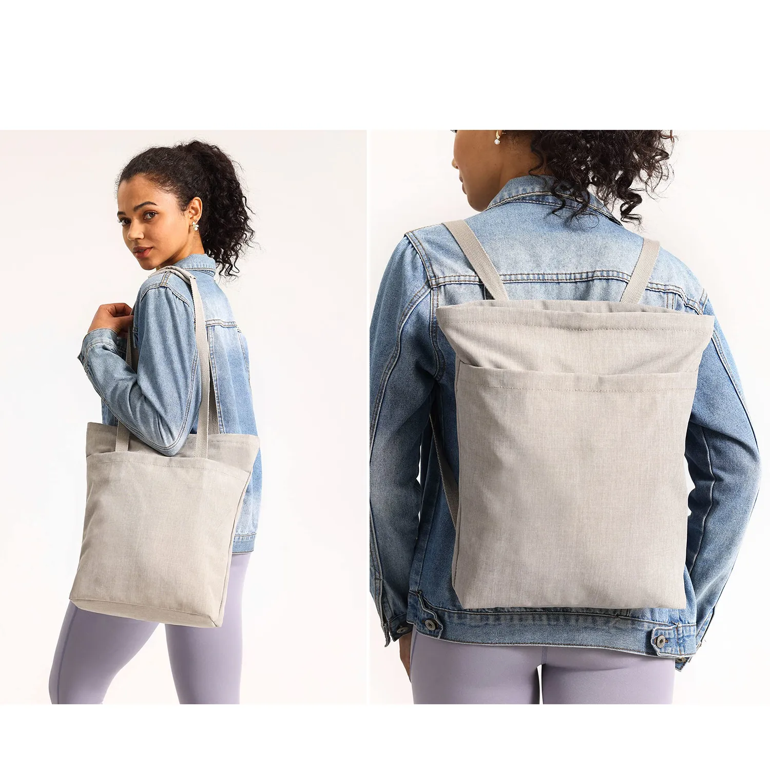 Tote Bag Backpack 2 In 1 3