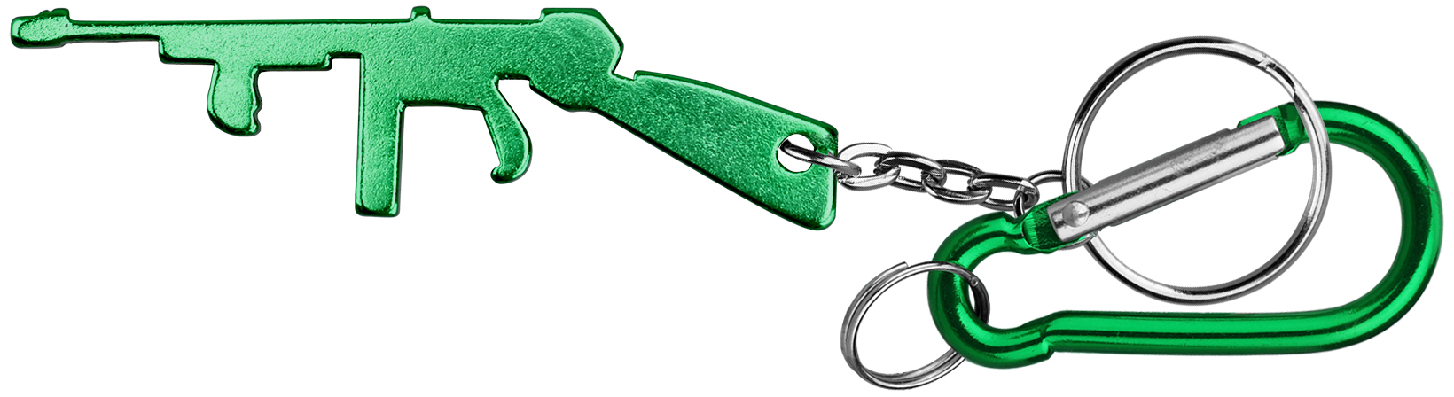Rifle shape bottle opener key chain & Carabiner 4