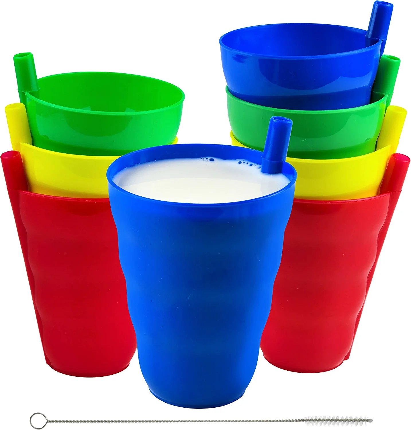 Kids Cups with Built-in Straw 2