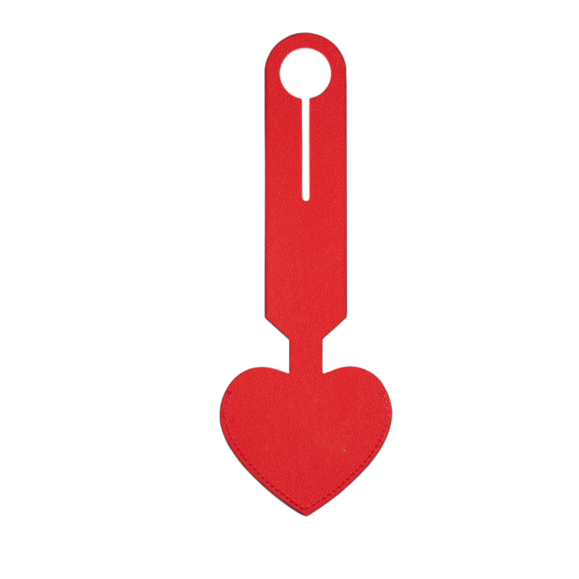 MOQ50 Heart Shaped PU Leather Luggage Tag 4