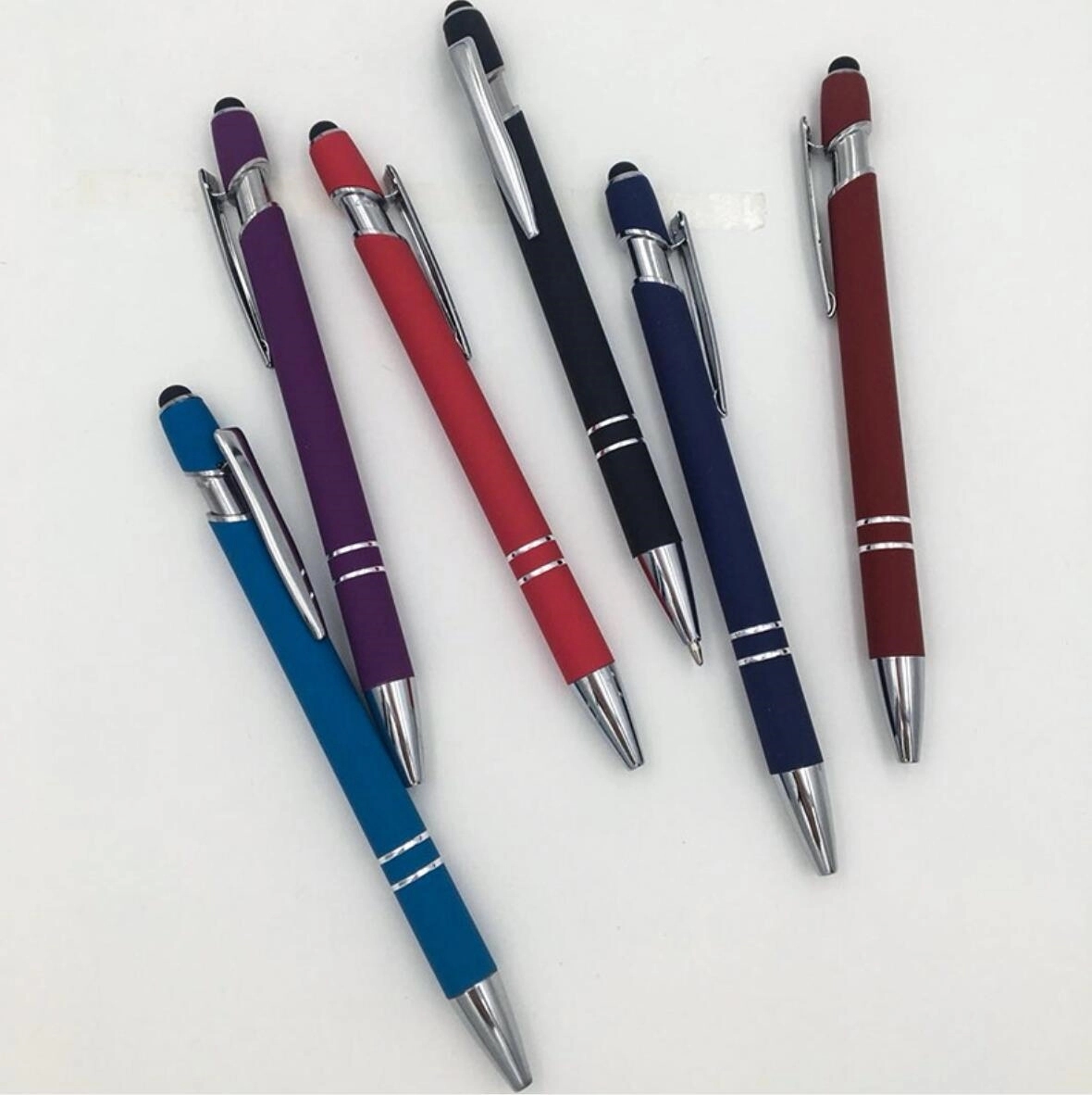Metal Ballpoint Pen with Stylus 5