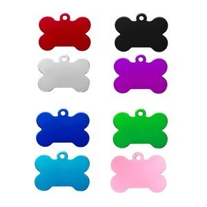 Customizable Bone Aluminum Key Chain Dog Tag Name Plate 15