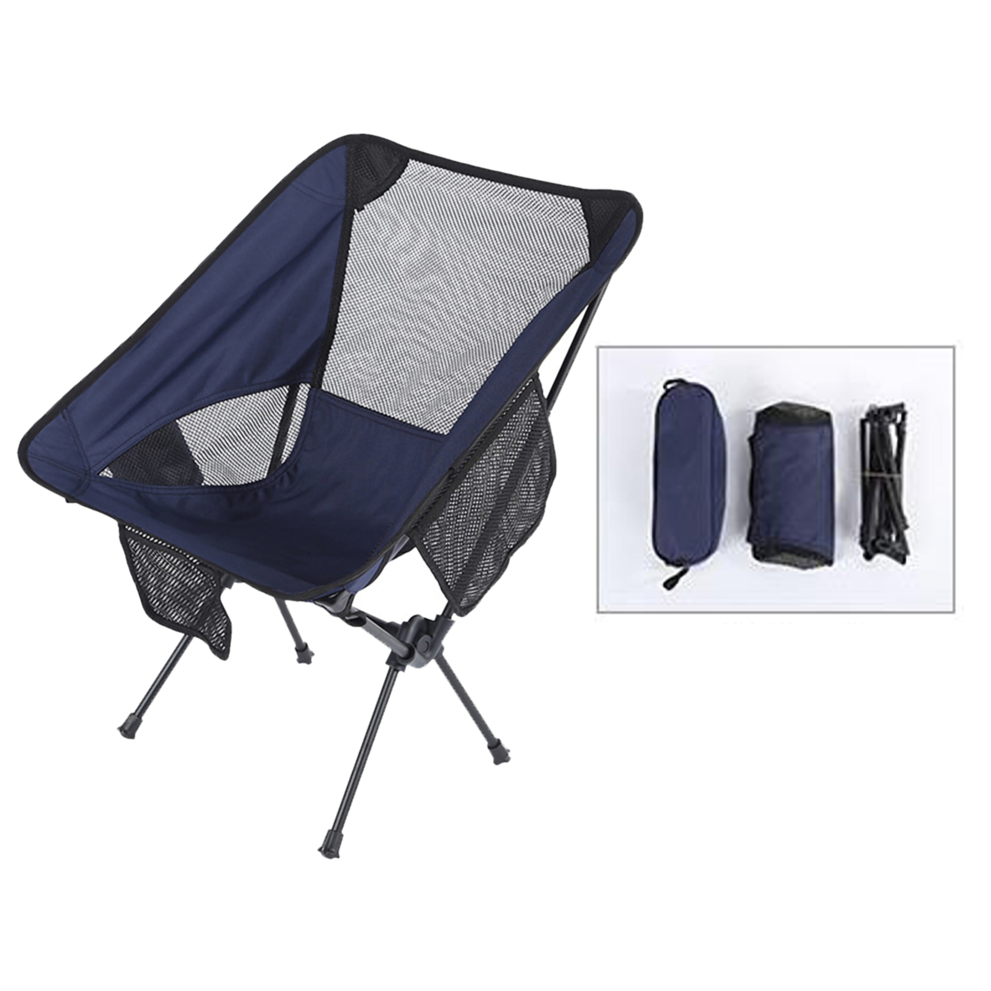 Oxford Foldable Outdoor Chair w/Travel Bag 4