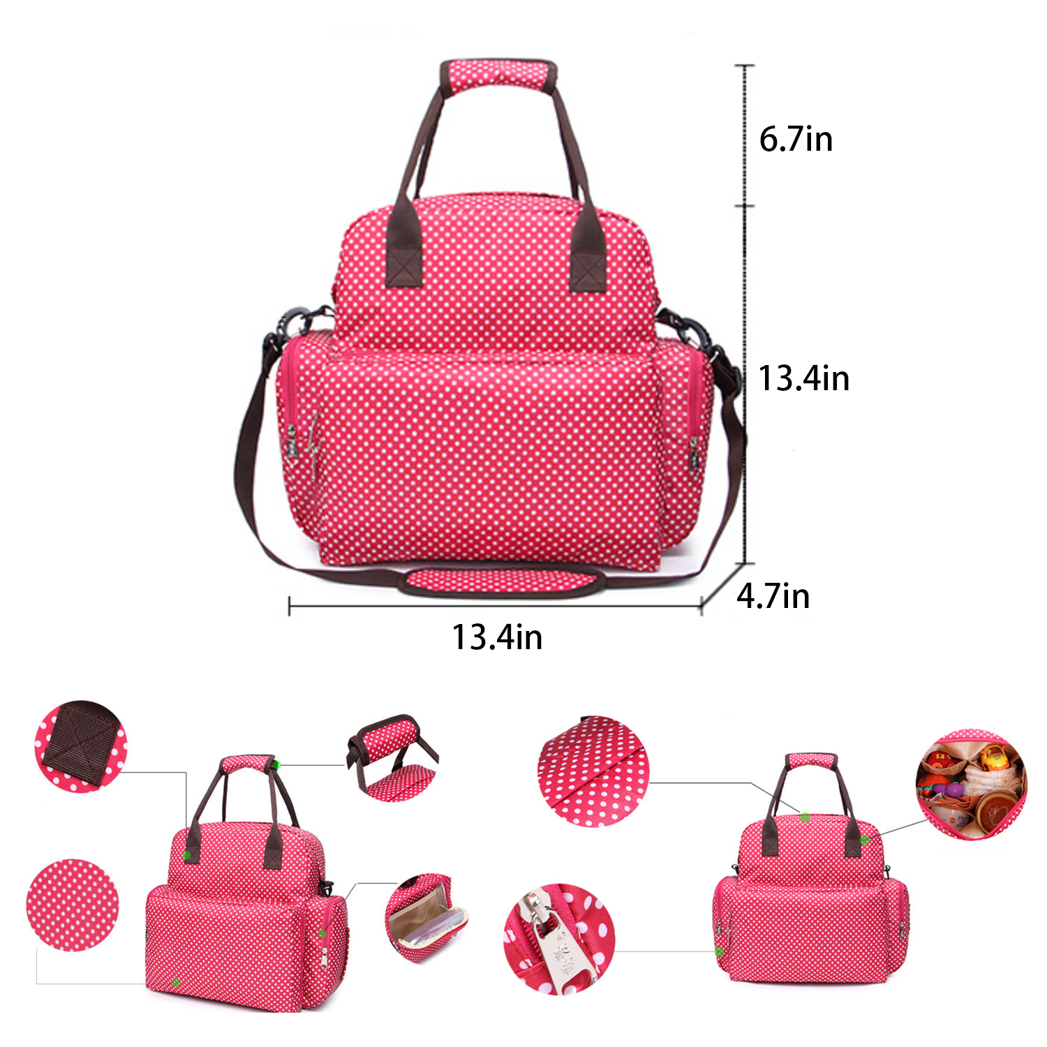 Multifunction Diaper Mommy Backpack w/ Changing Pad 1