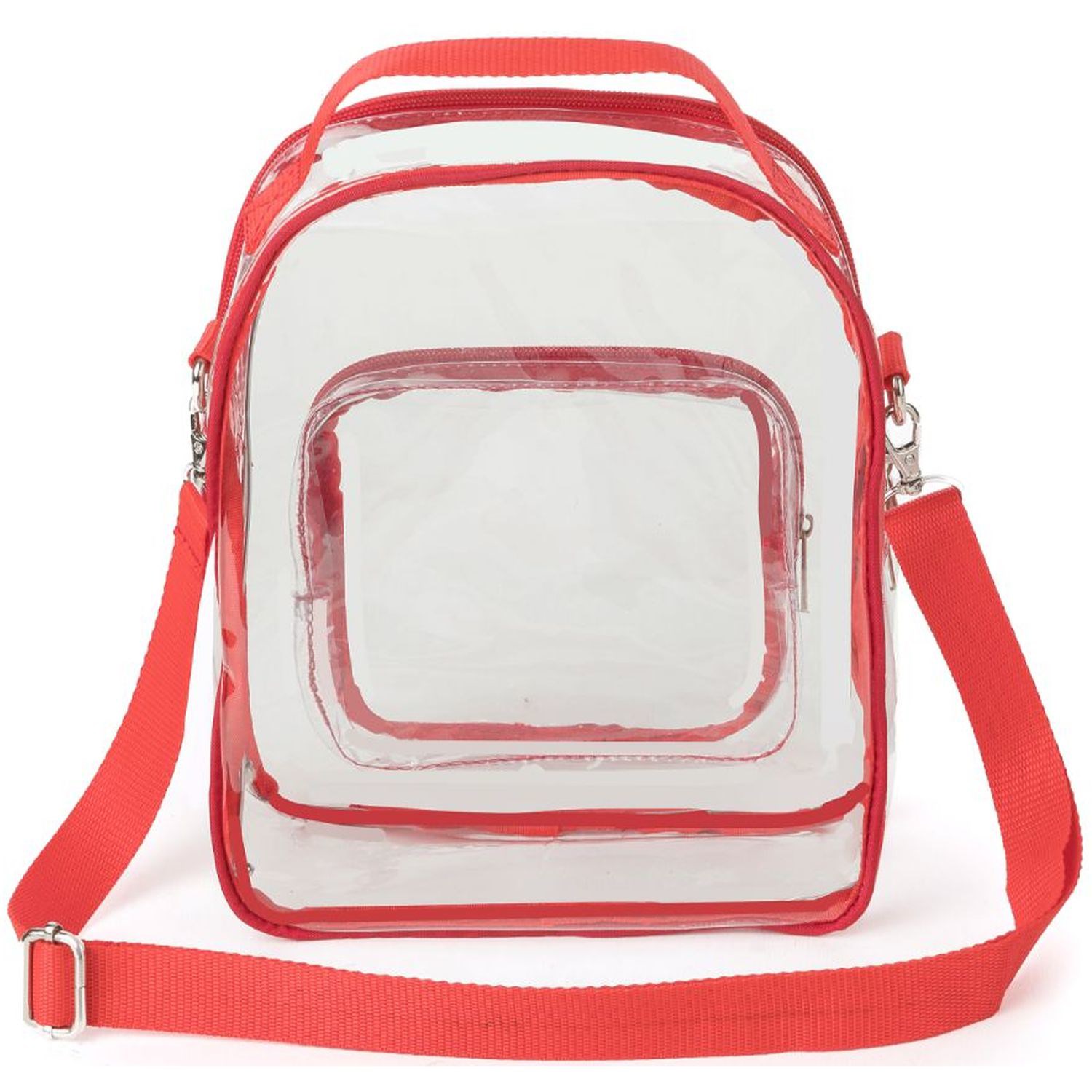 Clear PVC Crossbody Bag Stadium Approved Shoulder Sports Pack 8