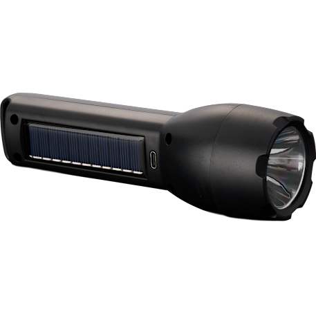 Solar Powered Rechargeable COB Flashlight 35