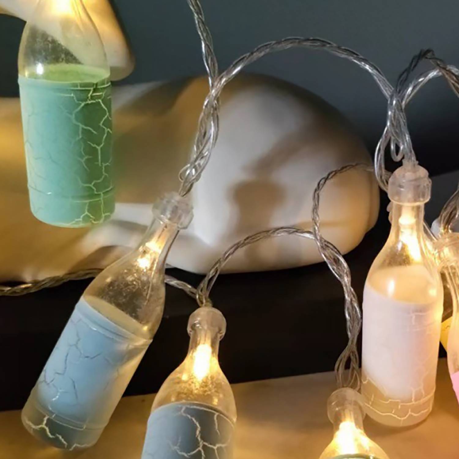 Beer Bottle-Shaped Glowing Atmosphere Lamp USB String Light 2
