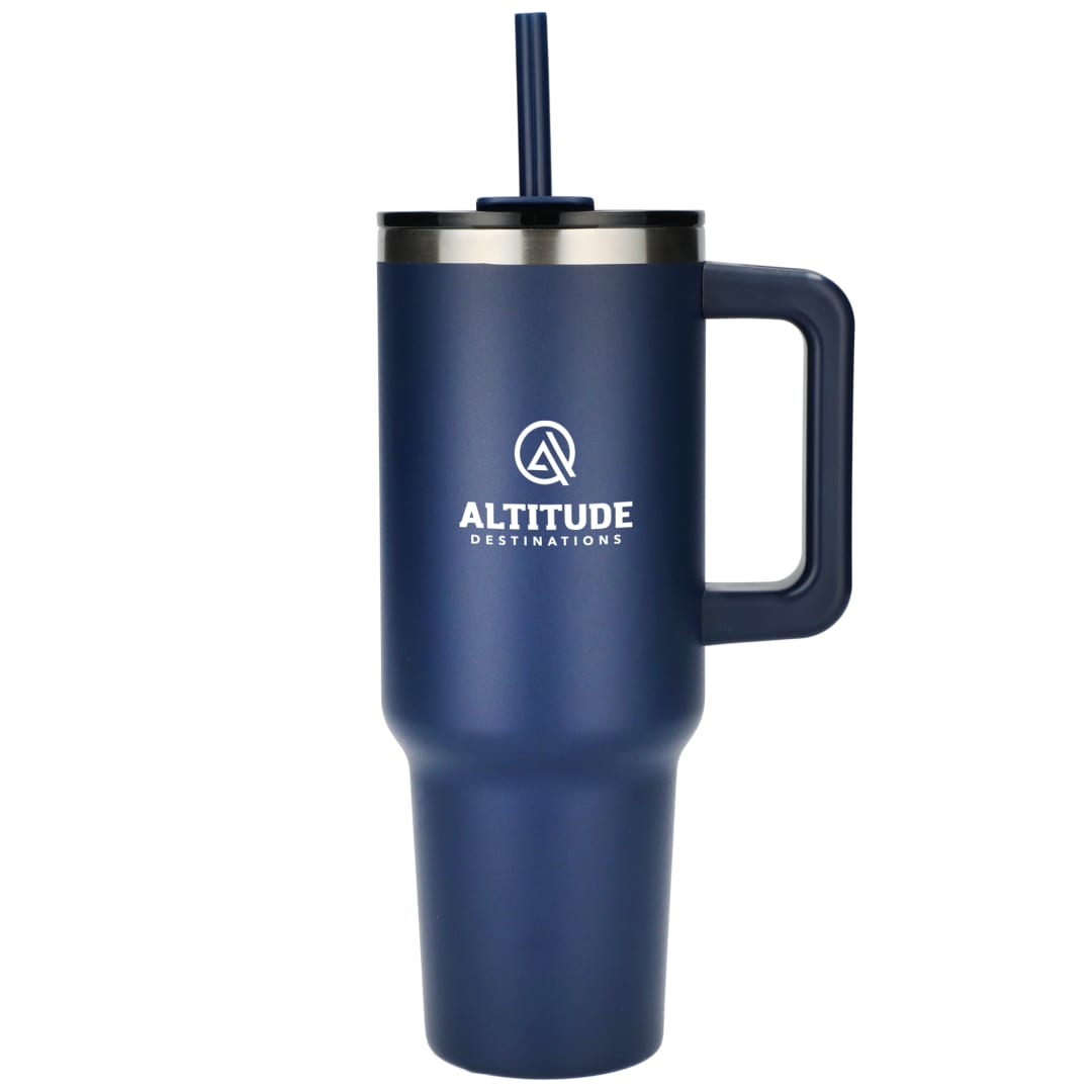 Pinnacle Recycled Travel Tumbler with Straw 40oz 390