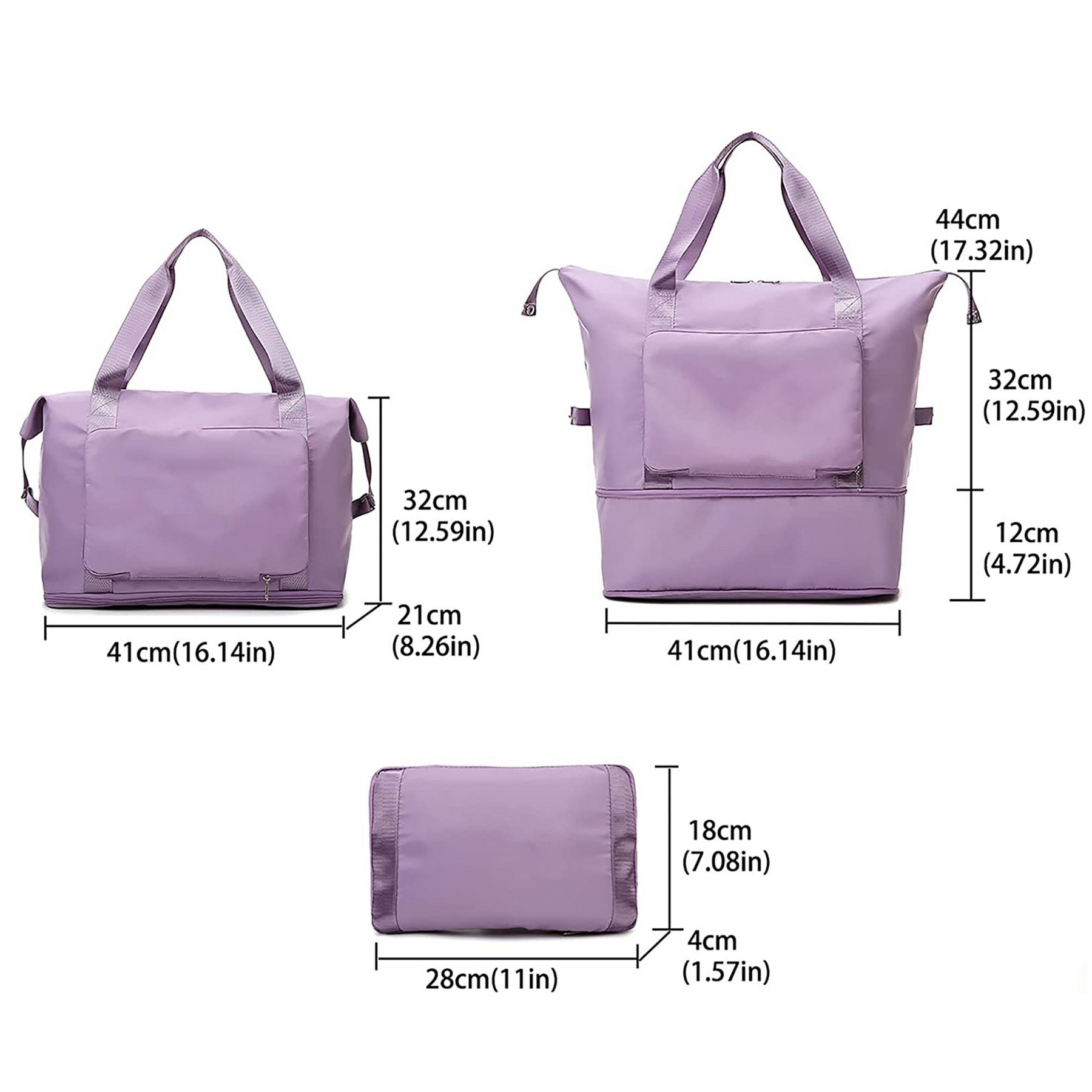 Expandable Folding Travel Duffle Tote Bag 6