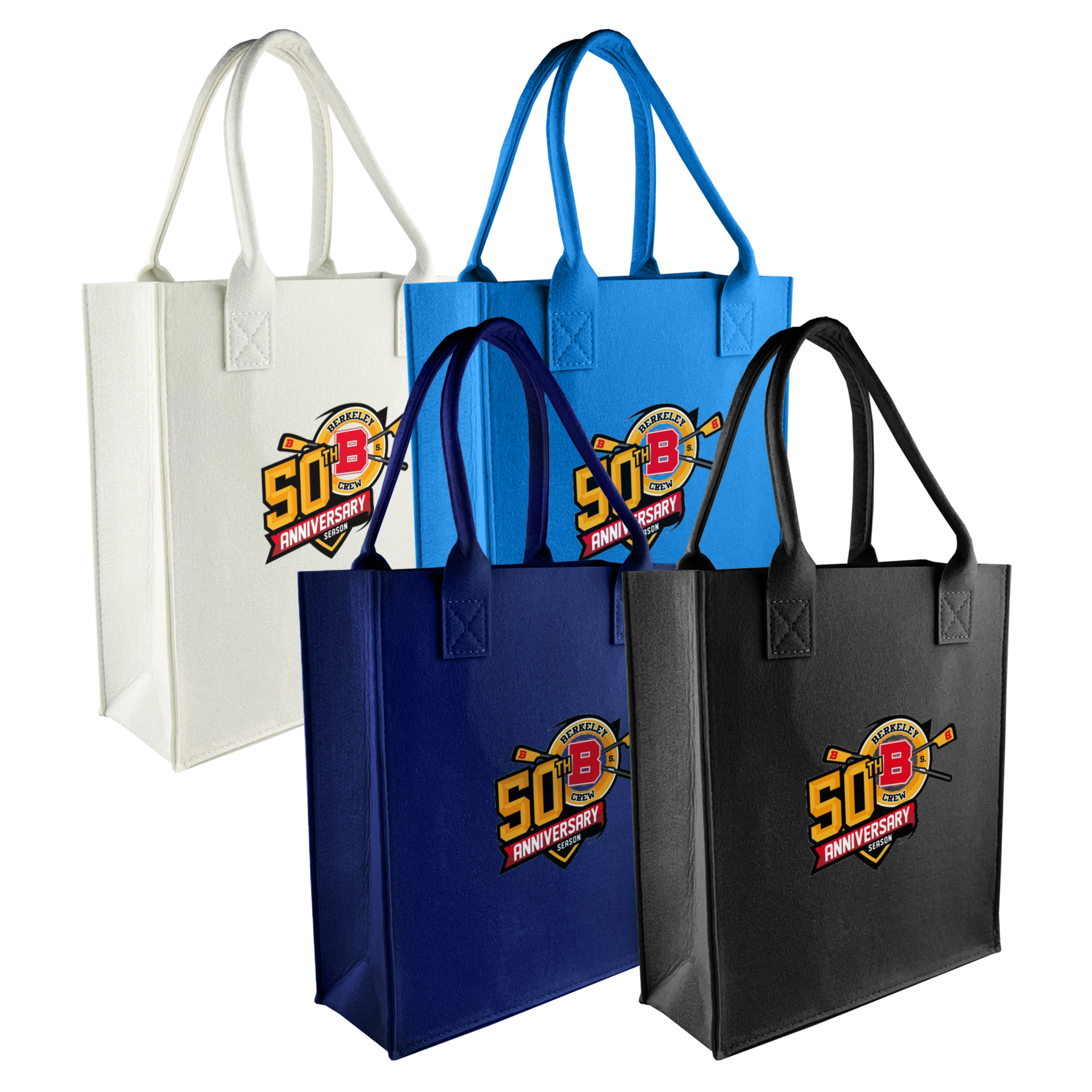 Fetch Felt Tote Bag, custom tote bag with logo imprint 2