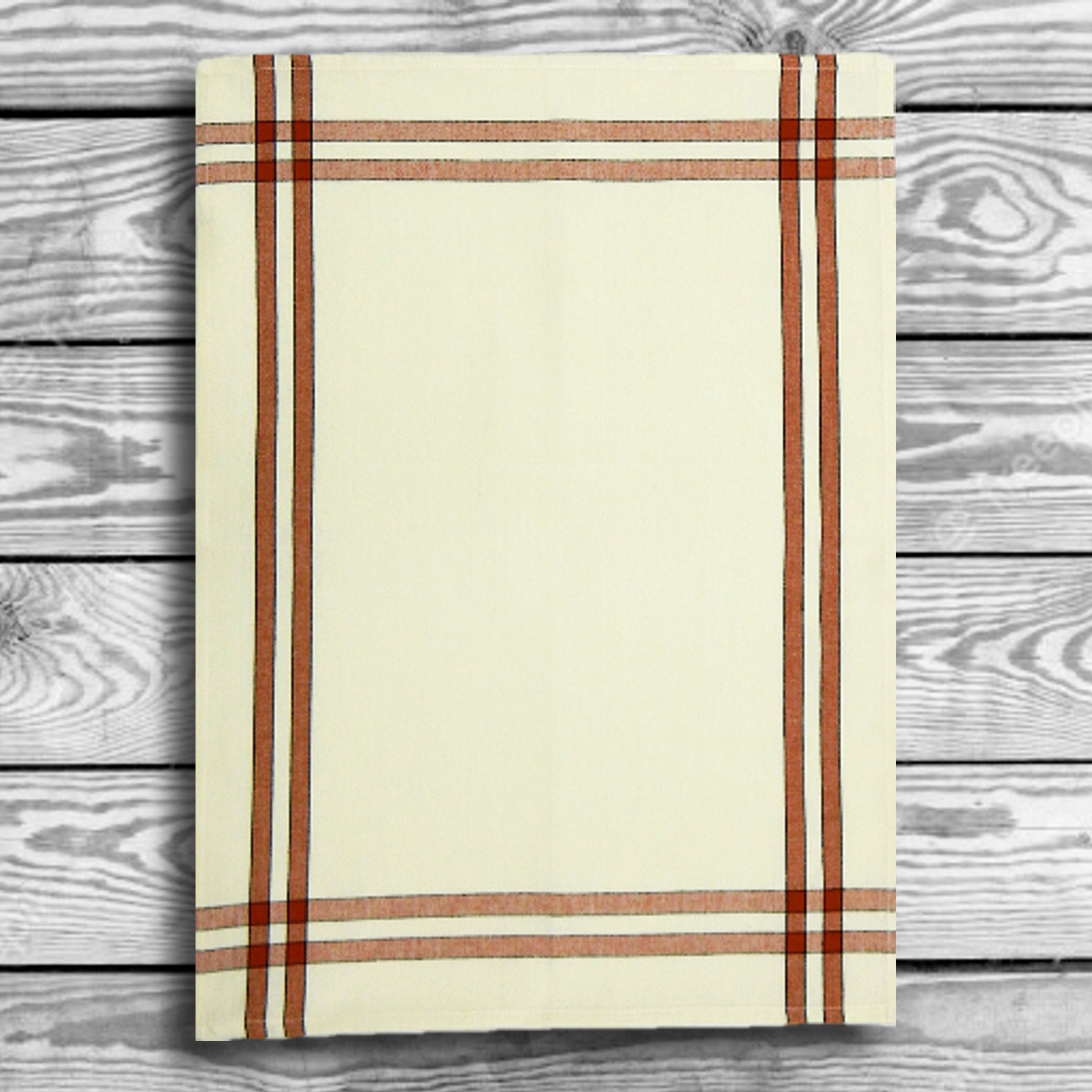 Red/Black Double Stripe Kitchen Towel - 20"x28" 8