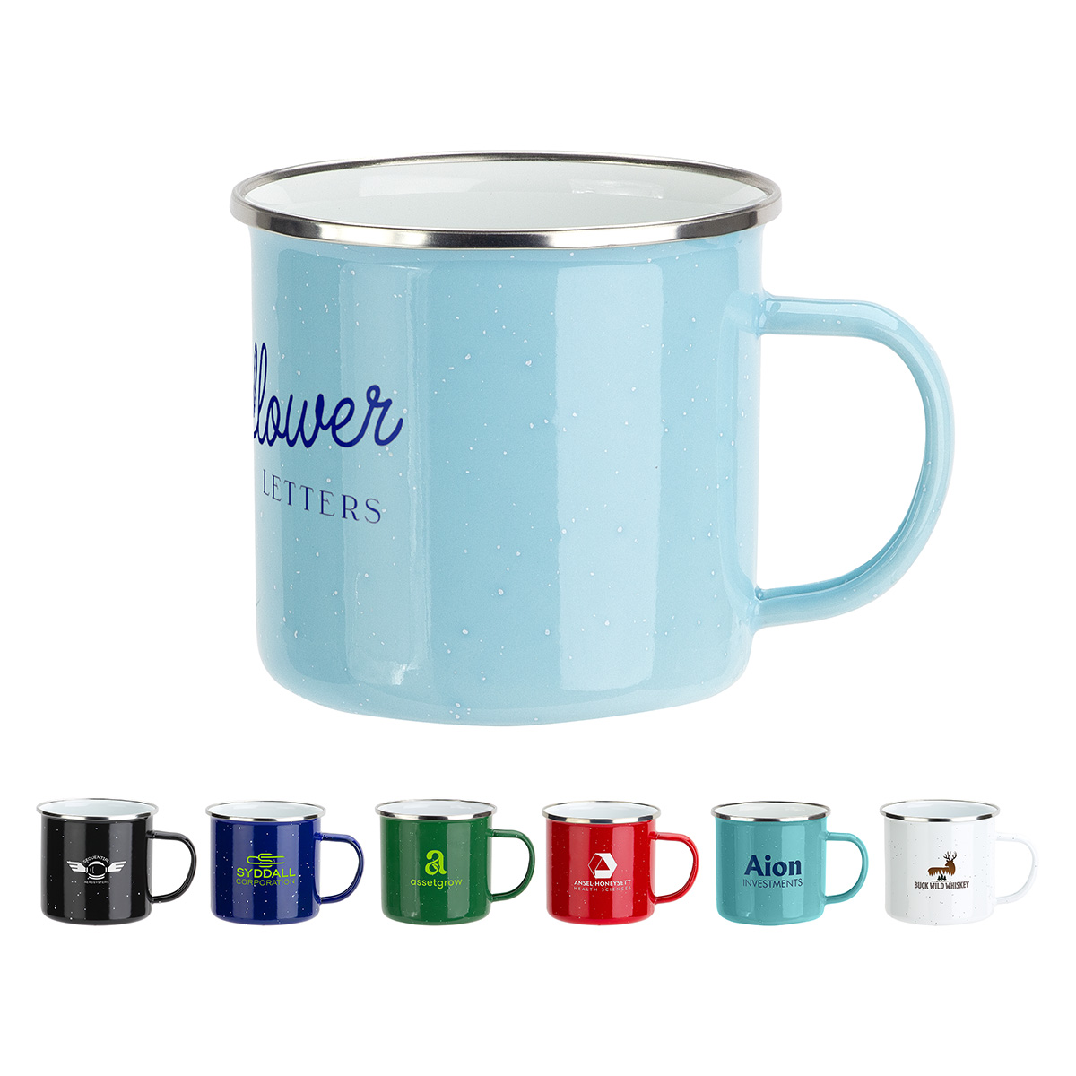 Foundry 16 oz Enamel-Lined Iron Coffee Mug 3