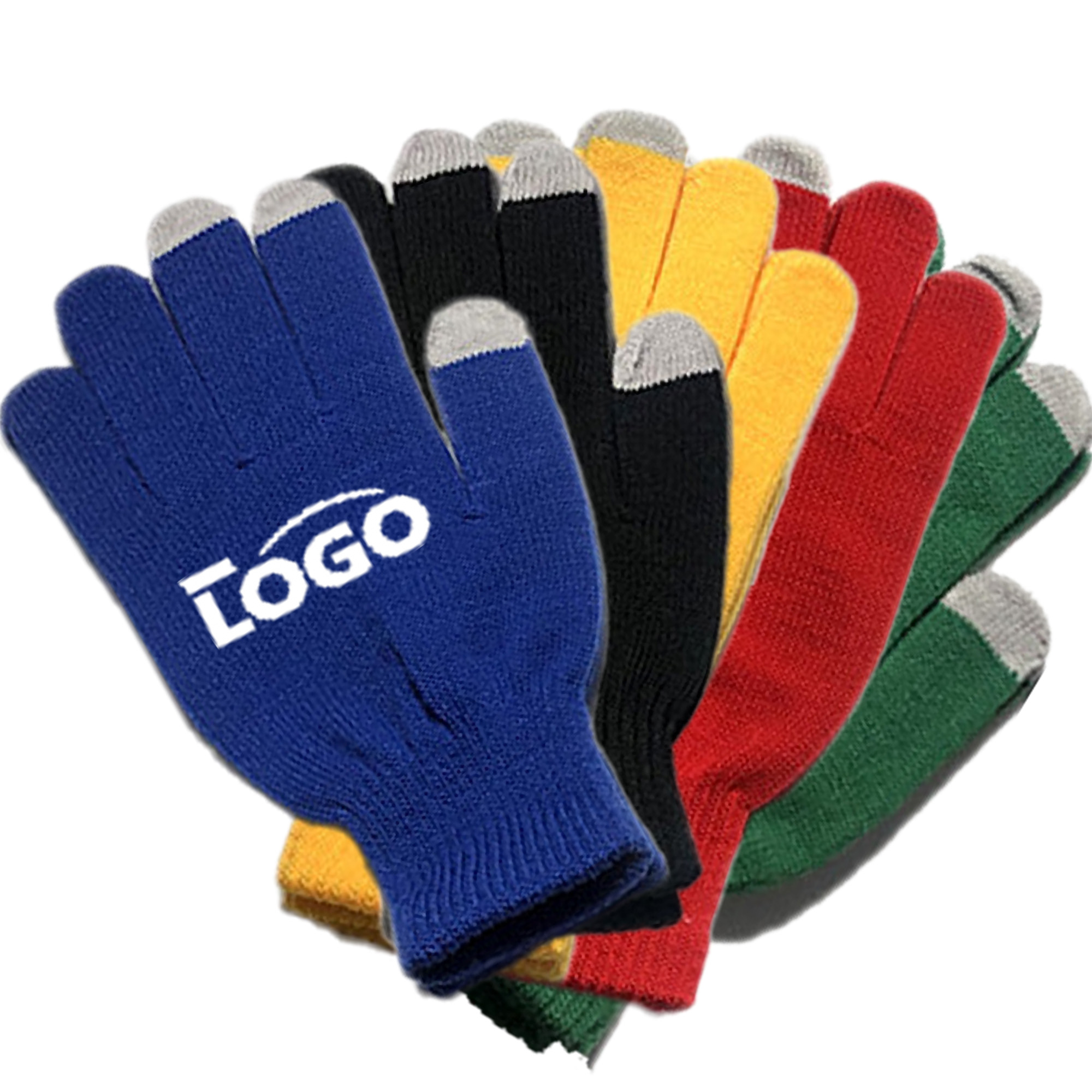 Gloves Stretch Knitted Texting Windproof Touchscreen 5