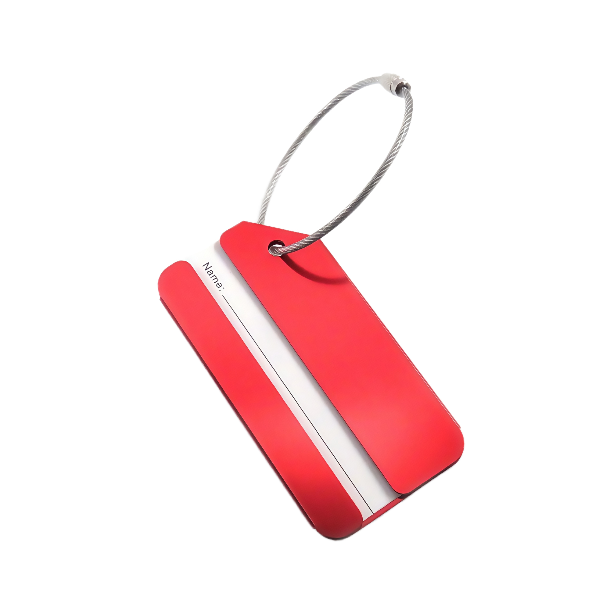 Durable Aluminum Luggage Tag for Travel - Lightweight 2