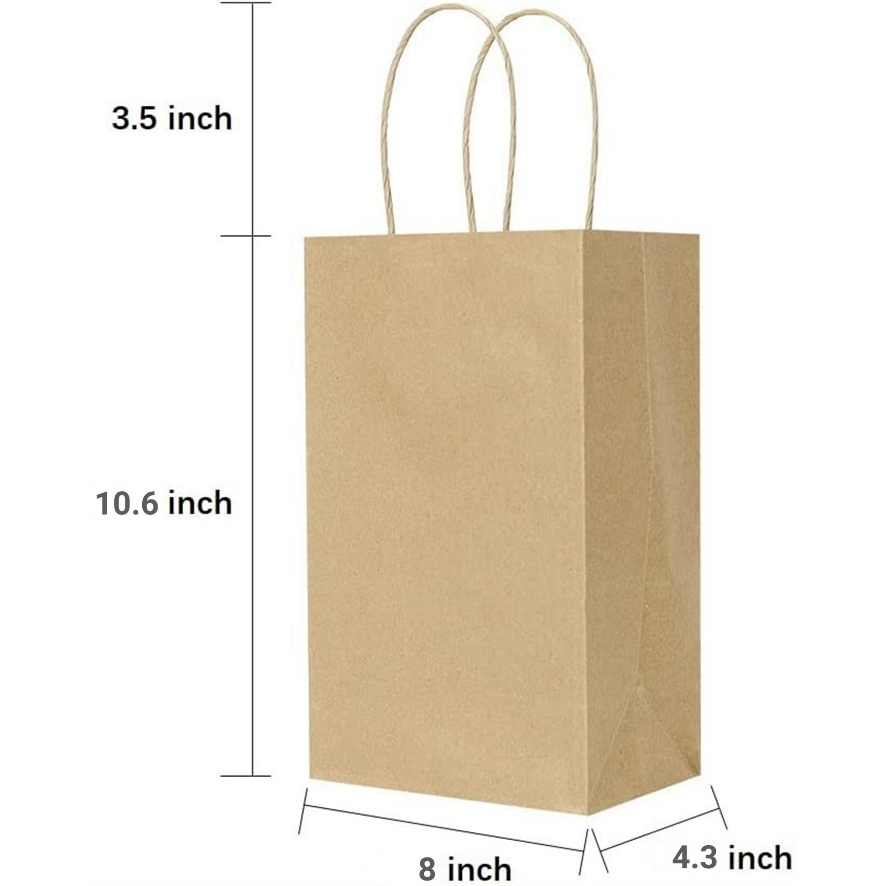 Kraft Paper Bags With Handles 1
