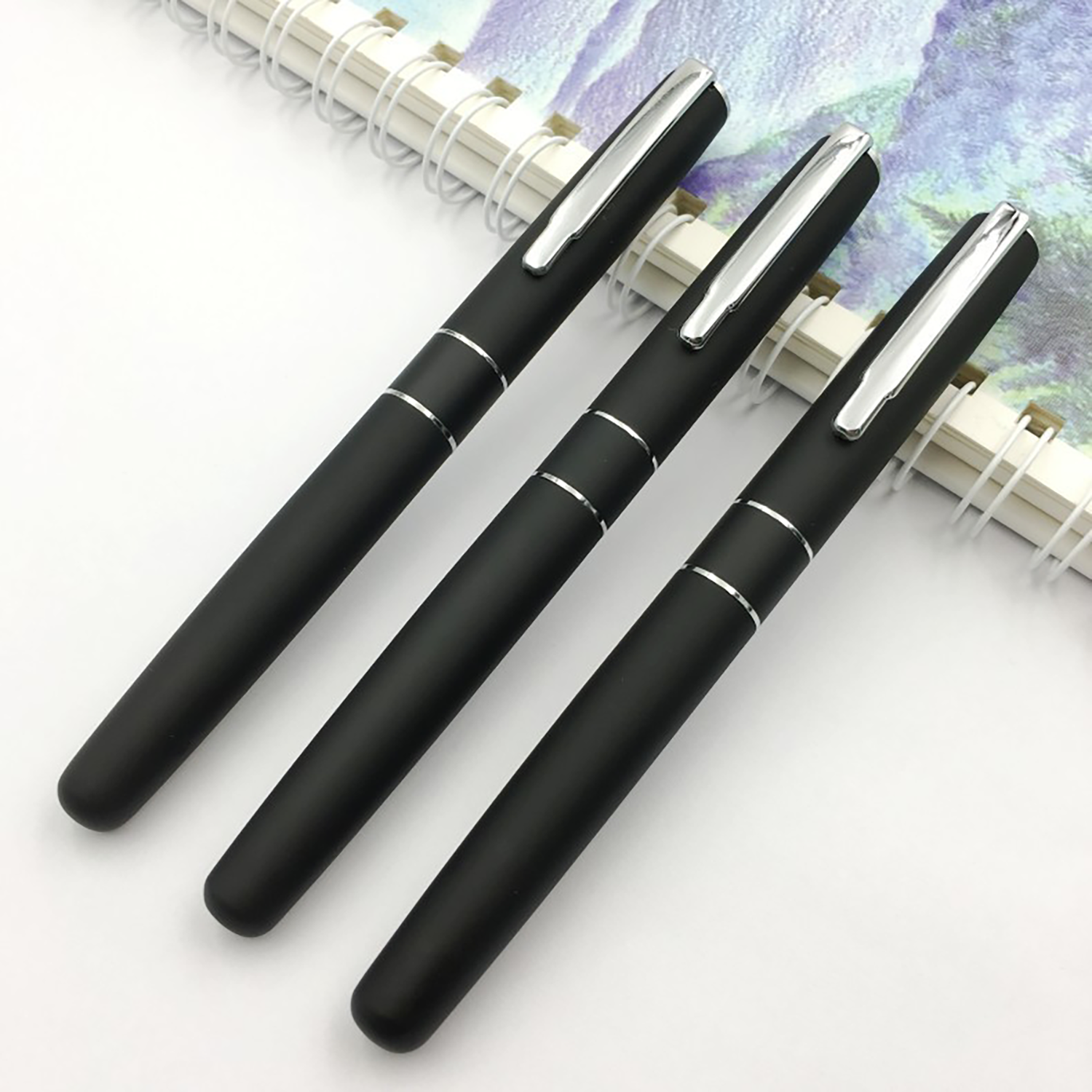 Metal Rubber Signature Pen 2