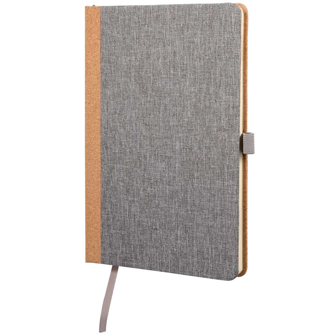 5.5" x 8.5" Recycled PET and Cork Bound Journal 66