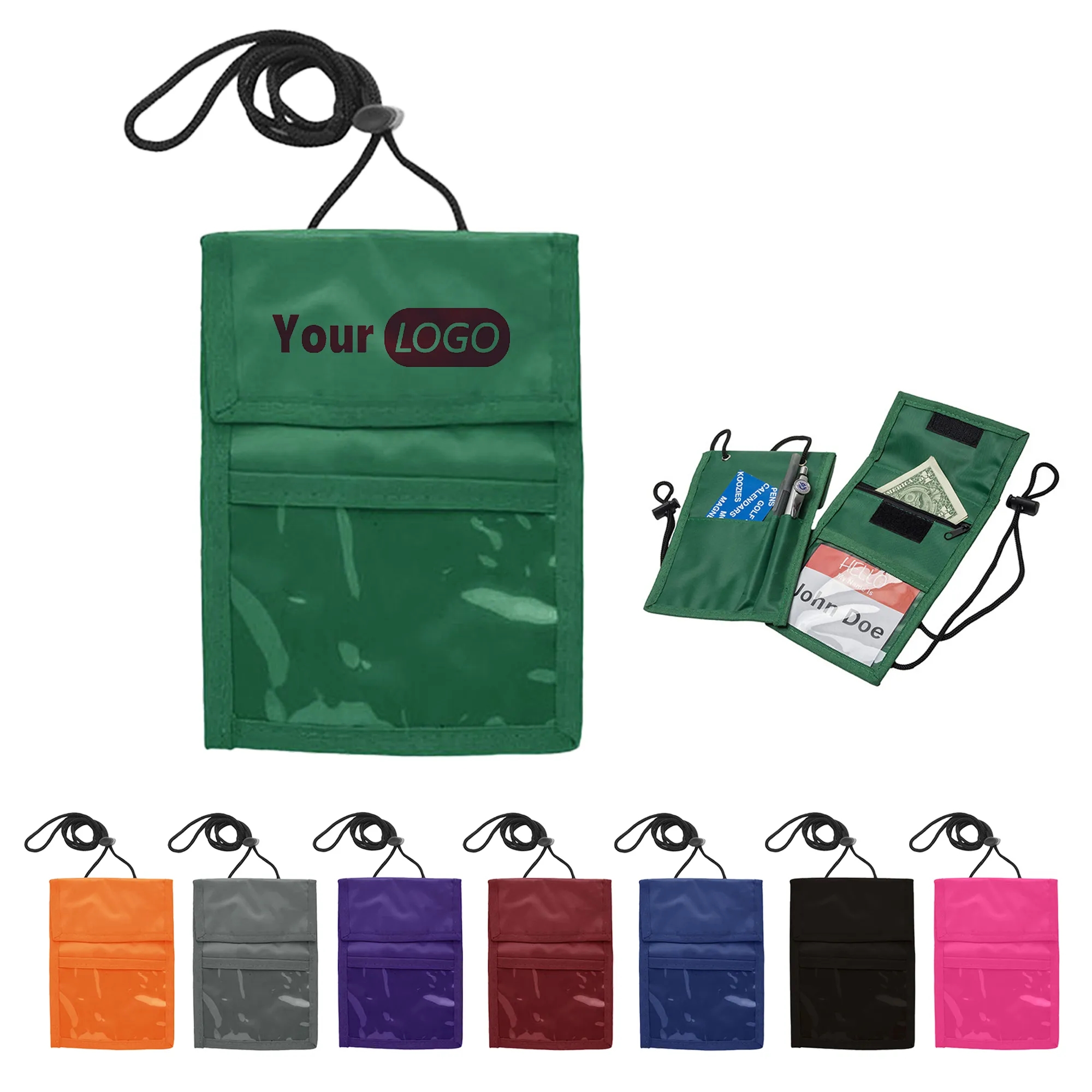 Travel Neck Wallet with Lanyard 10