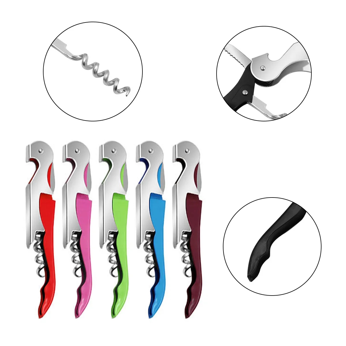 Professional Wine Opener with Foil Cutter & Corkscrew 2