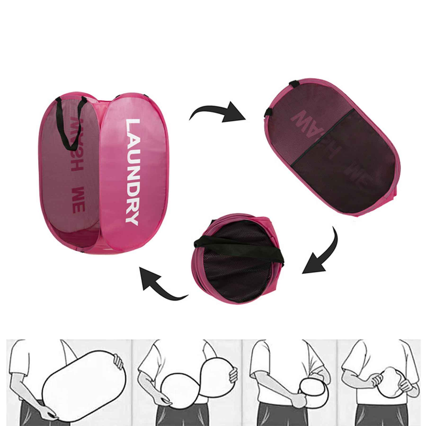 Foldable Household Storage Basket 6