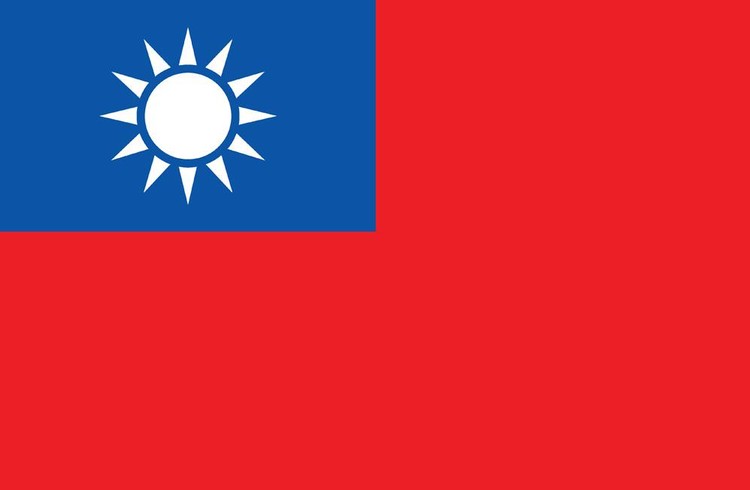 Taiwan Flag - 5' x 8' - Nylon 2