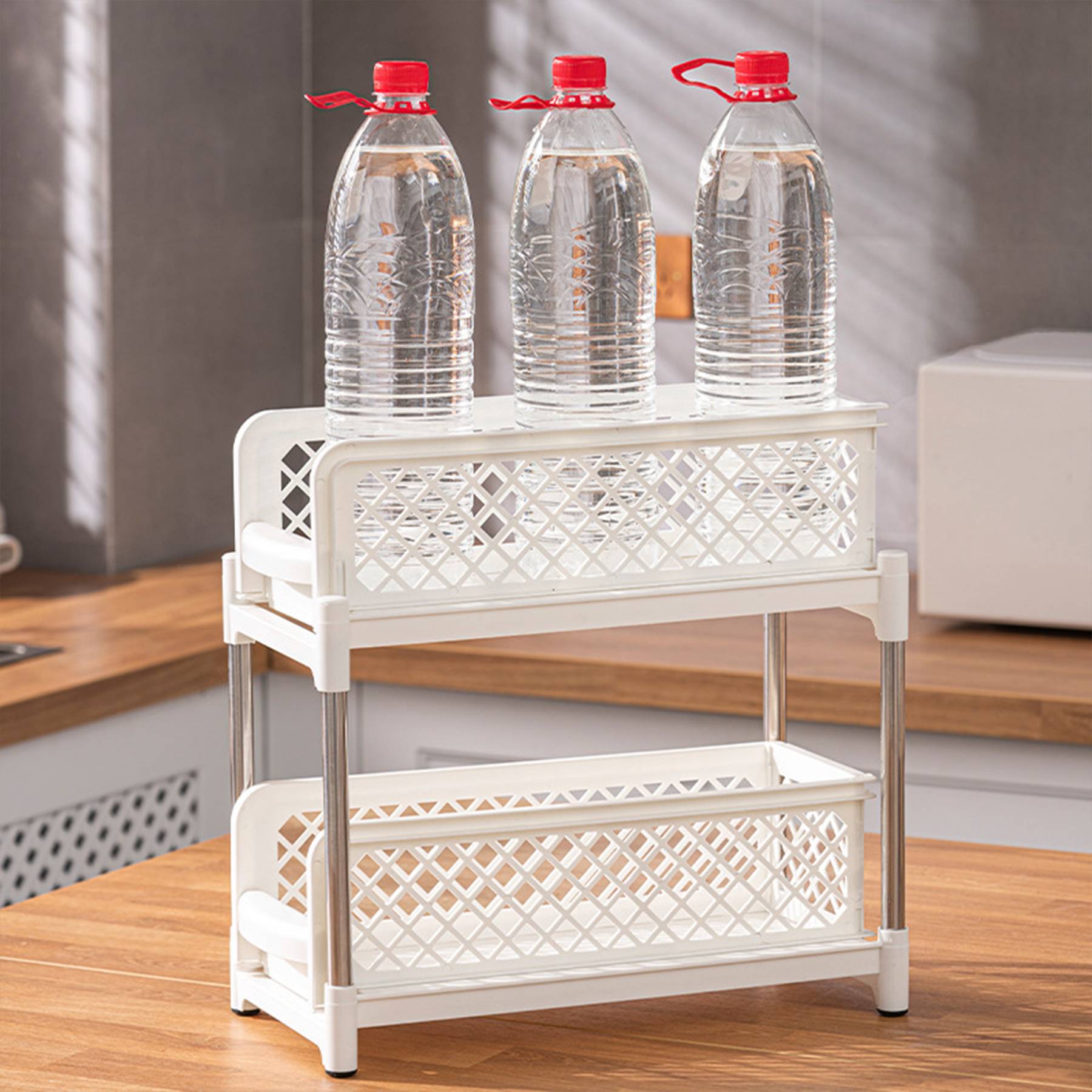 Plastic Double-Walled Drawer Shelves 3