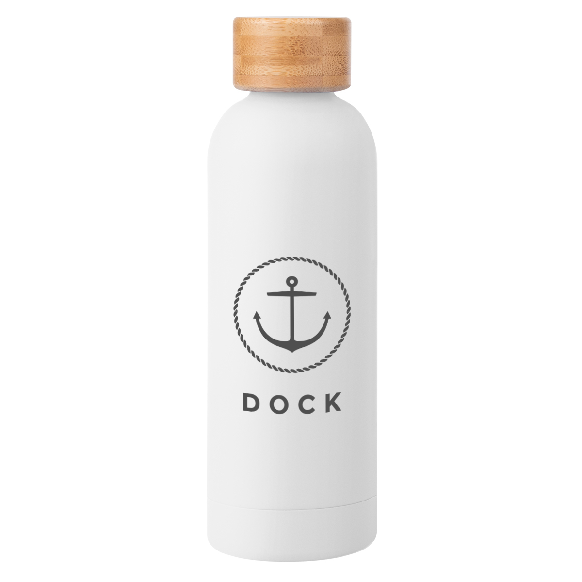 17 Oz. Blair Recycled Stainless Steel Bottle With Bamboo Lid, custom water bottle with logo imprint 7