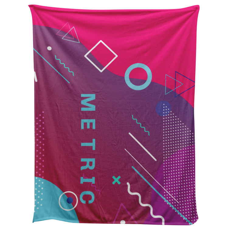 Extra Large Micro-Mink/Sherpa Plush Full Color Blanket 10