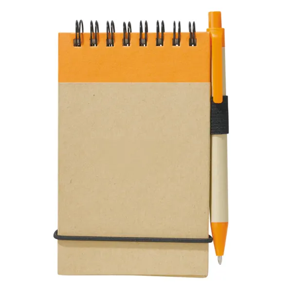 Recycled Spiral Jotter with Pen - 4X5 2