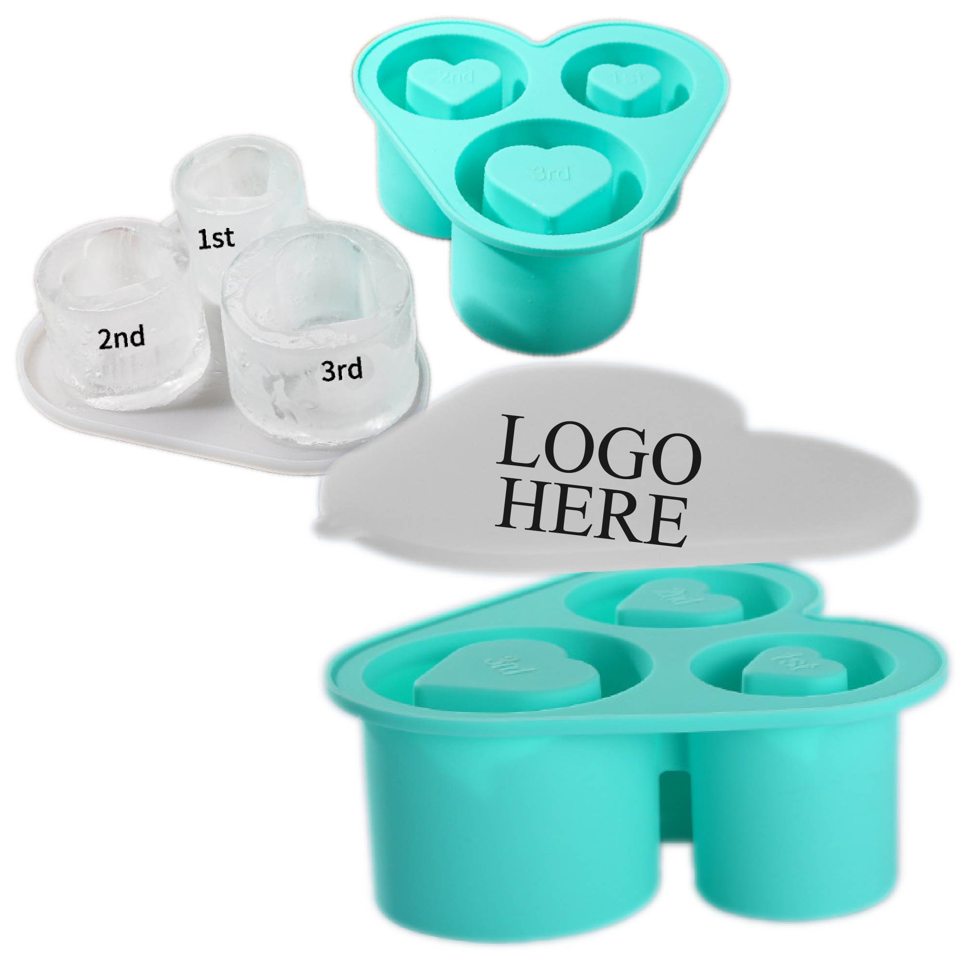 Tumbler-Sized Silicone Ice Cube Tray 1