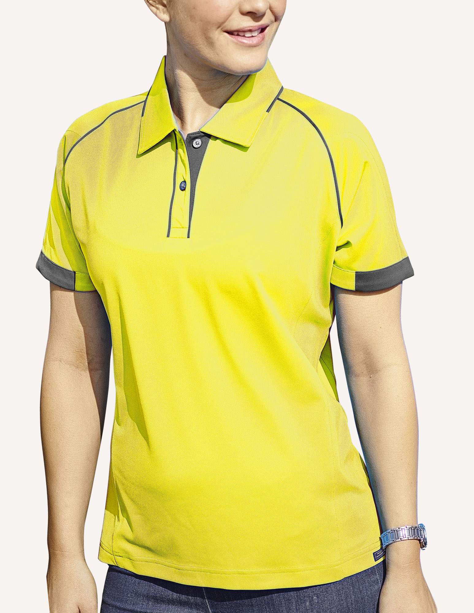 Ladies' Aloha Hybrid Cooler Polo Shirt 7