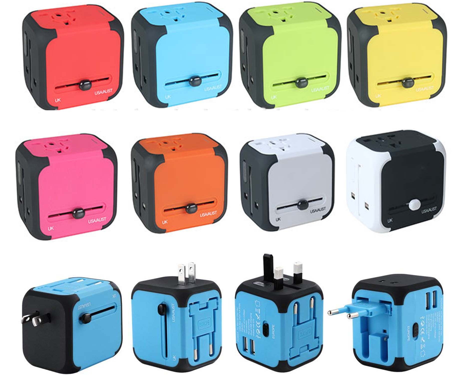 iBank ® Universal Travel Adapter, International Power Adapter 3