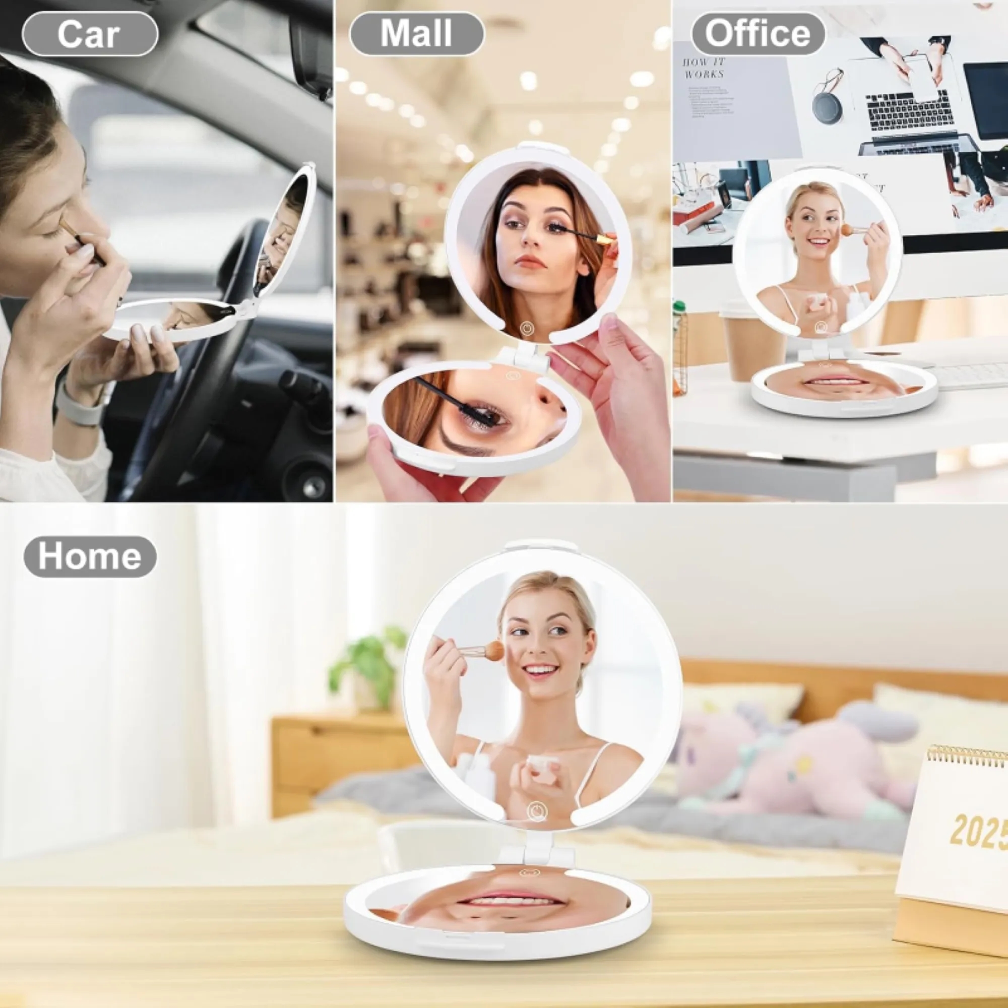 Portable Led Makeup Mirror 2