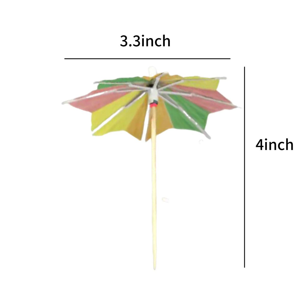 Paper Cocktail Umbrella Picks for Party Drinks 2