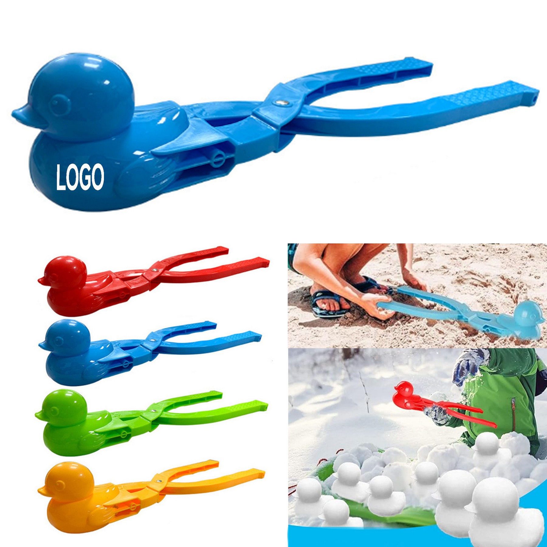 Large Duck Snowball Maker Clip 3