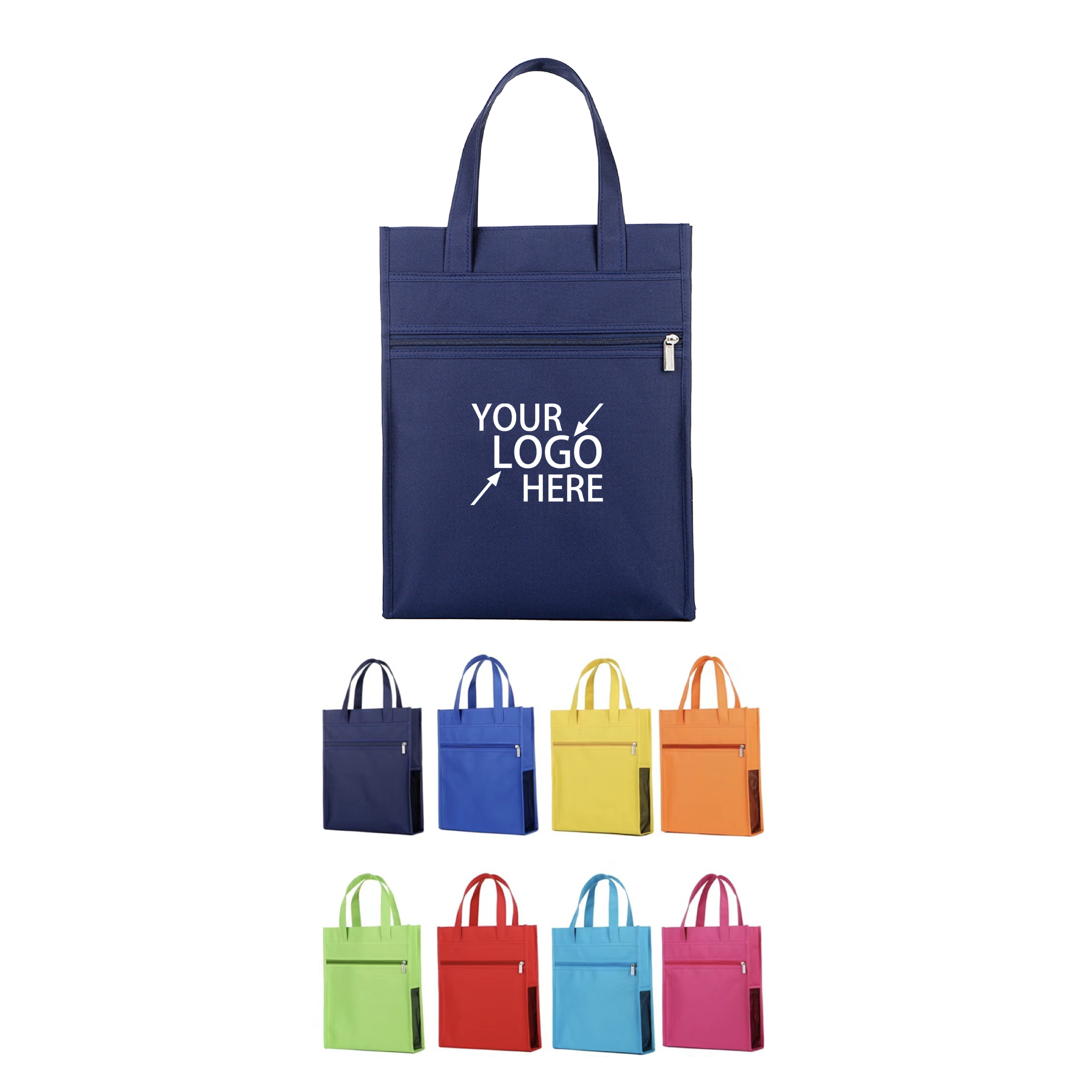 Oxford Fabric Tote with Waterproof and Anti-Wear Features, custom tote bag with logo imprint 2