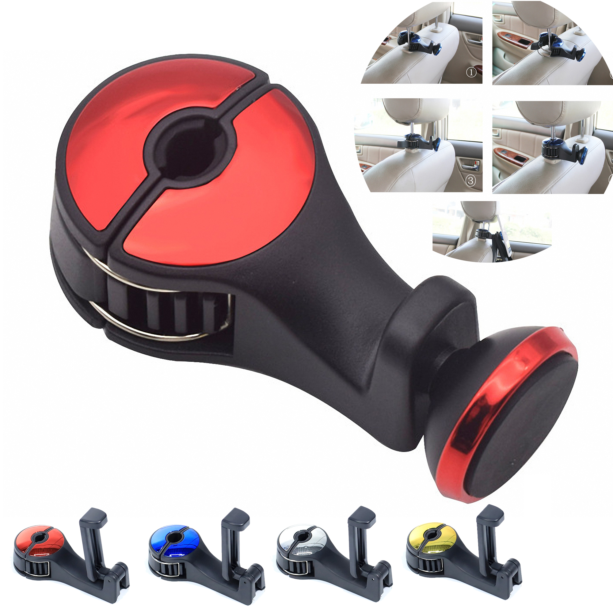 Car Headrest Hanger Hooks For Back Seat 8