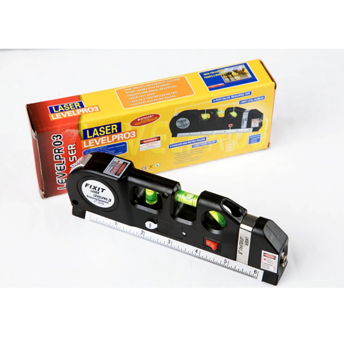 Multi Functions Laser Level With Tape Measure 2