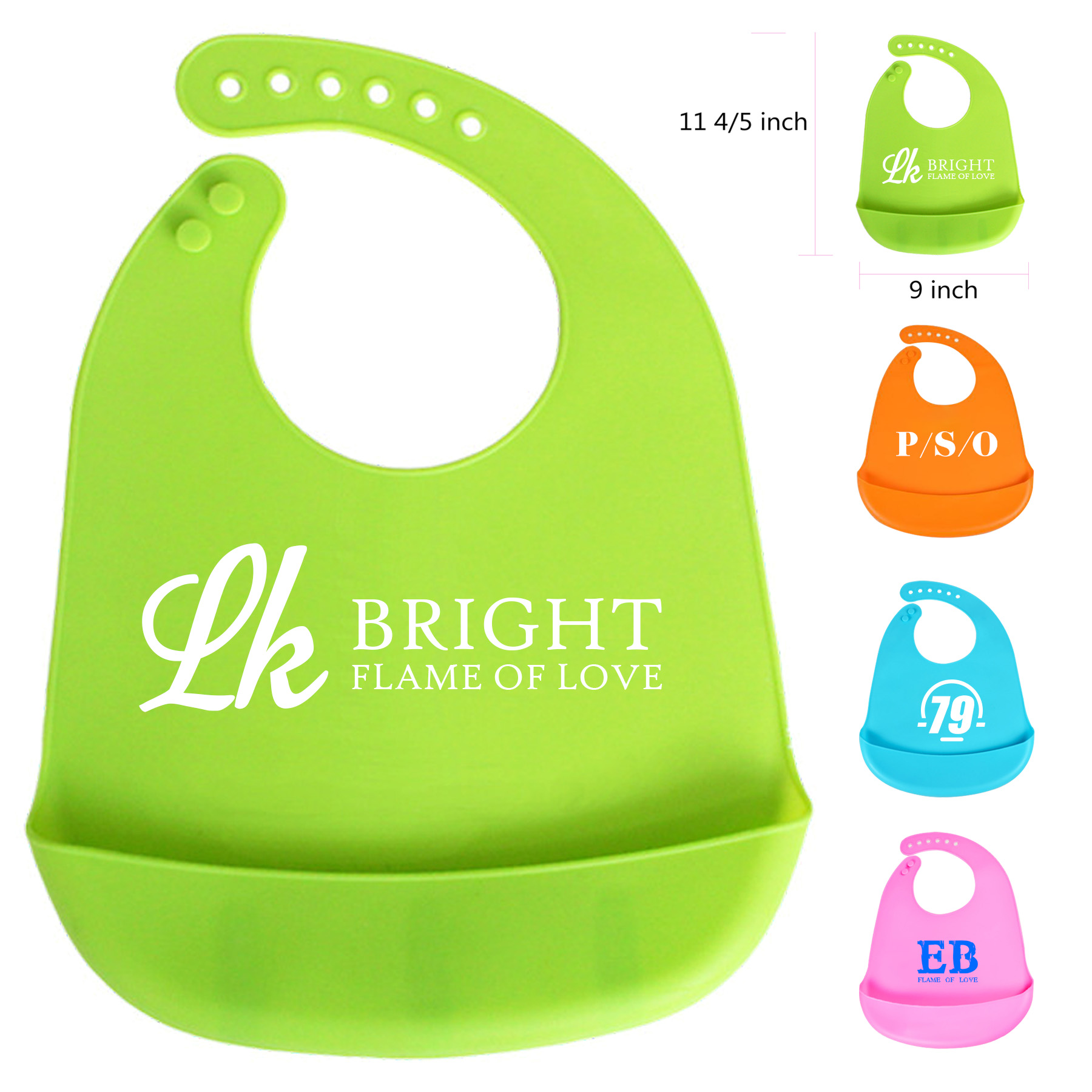 Silicone Baby Bib 1