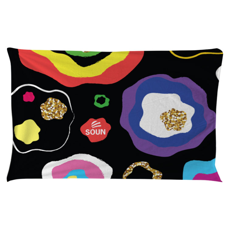Medium Silky Soft Plush Full Color Blanket 11